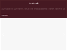 Tablet Screenshot of cassona.es